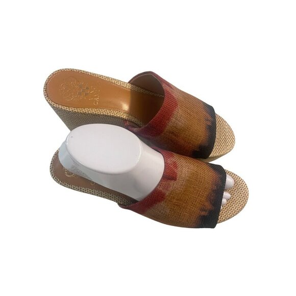 Vince Camuto Gadden Gypsy Stripe Burlap Women Sandal Size 9 - Picture 2 of 6